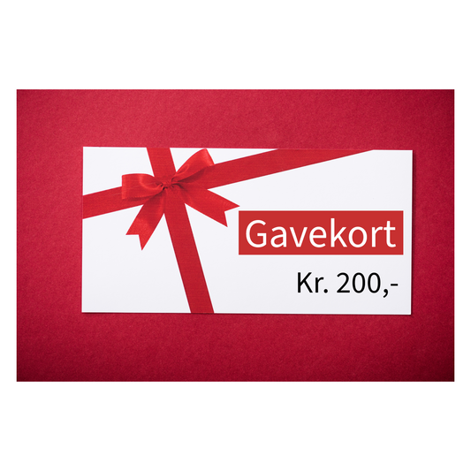 Gavekort kr. 200,-